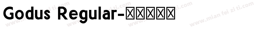 Godus Regular字体转换